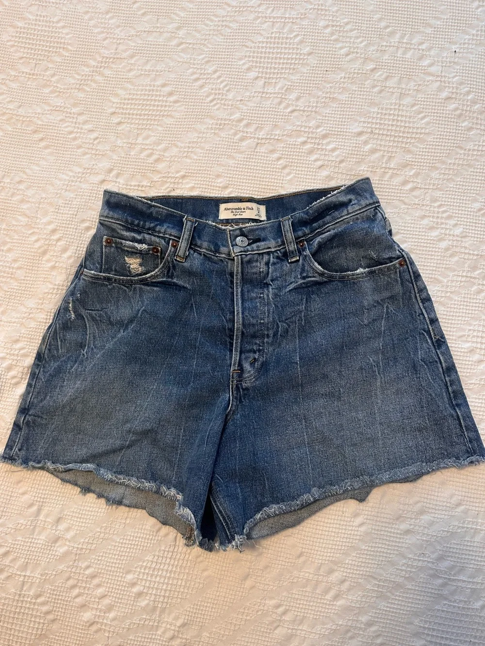 Curve love high rise dad shorts Abercrombie 27 - Picture 4 of 10